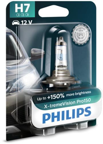 Bec far H7 55W 12V X-Treme Vision Pro150 (blister) Philips de la Auto Care Store Srl