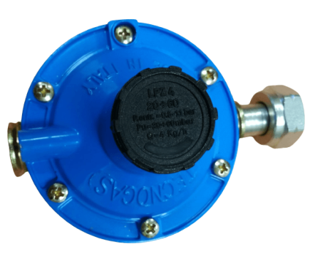 Regulator GPL 4 kg/h cu olandez CH27 joasa presiune Tecnogas