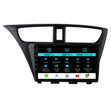 Navigatie android dedicata Honda Civic IX Hachback de la Nav Store