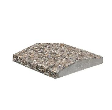 Capac pentru temelie gard piatra naturala 39x35x7 cm de la Andbas