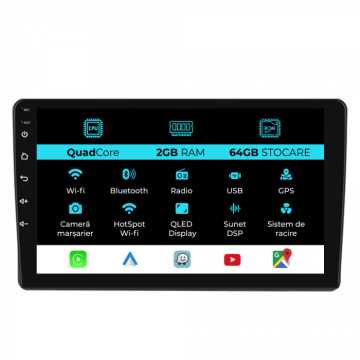 Navigatie Dedicata Peugeot 407 (2004 - 2011), 9Inch, 2Gb Ram de la Nav Store