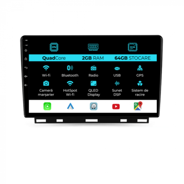 Navigatie Dedicata Renault Clio 5 (2019 - 2024), 9Inch, 2Gb
