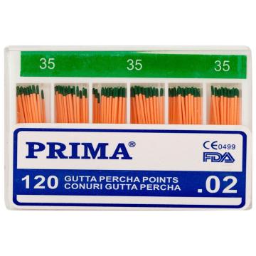 Conuri Gutta Percha - nr. 35 - Verde - 120 buc