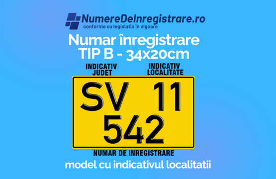 Numar inregistrare B conform