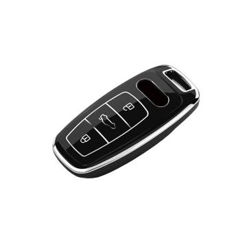 Husa negru cheie smart gama Audi A3 A4 B9 A6 A7 4K A8 C8