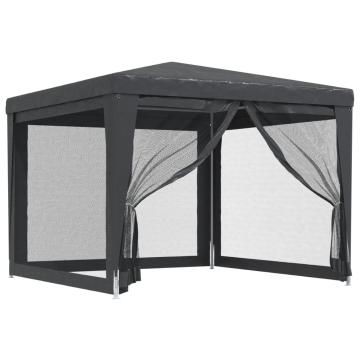 Cort de petrecere cu 4 pereti din plasa, antracit de la Comfy Store