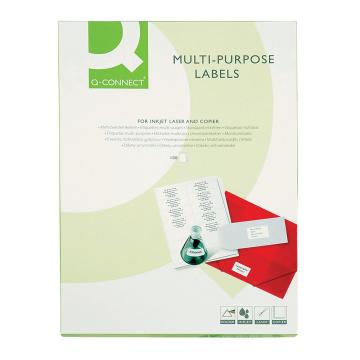 Etichete Q-Connect, 105 x 148 mm, 400 etichete, 100 coli/top de la Sanito Distribution Srl