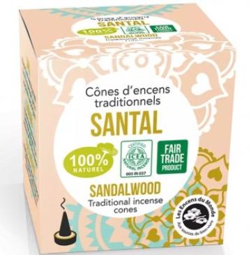 Conuri parfumate santal 12 buc Aromandise