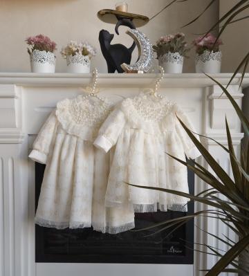 Rochita botez vintage Elisabeth 6-9 luni, 1 an de la Julies Boutique Srl
