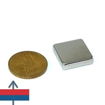 Magnet neodim bloc 20 x 20 x 5 mm de la Magneo Smart