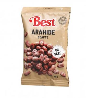 Arahide coapte cu sare Best 50g