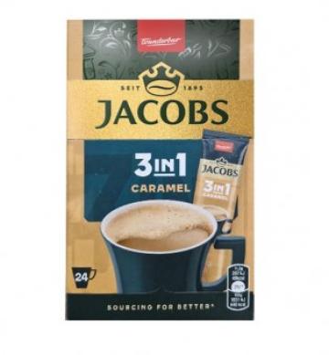 Cafea instant Jacobs 3in1Caramel Taste 16.9g 10buc/cutie