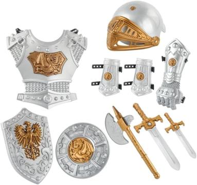 Jucarie armura realista pentru cavaleri medievali set 1