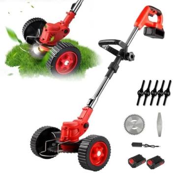 Motocoasa electrica 36V cu 2 acumulatori si roti detasabile de la Startreduceri Exclusive Online Srl - Magazin Online Pentru C