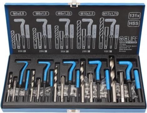 Trusa reparat filete cu elicoizi M5 M6 M8 M10 M12 M14
