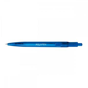 Pix cu mecanism, Aquapen, 0.7 mm, plastic reciclat, albastru