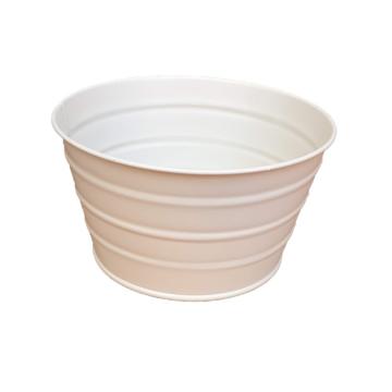 Vas din tabla zincata conic crem, D15cm de la Distinctiv Store Srl