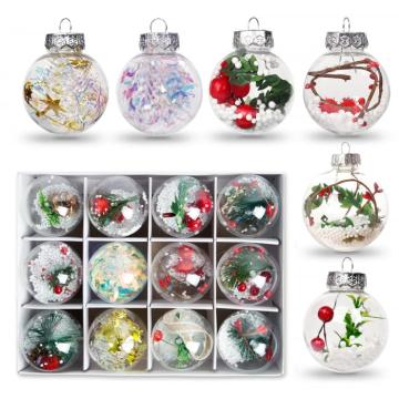 Globuri transparente 6 cm set 12 buc de la Molifag Srl