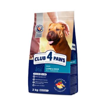Hrana caini Club 4 Paws dog adult medium lamb & rice 2kg de la Club4Paws Srl