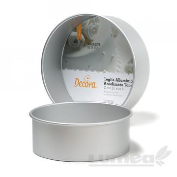 Forma de copt din aluminiu rotund, 25x10 cm - Decora