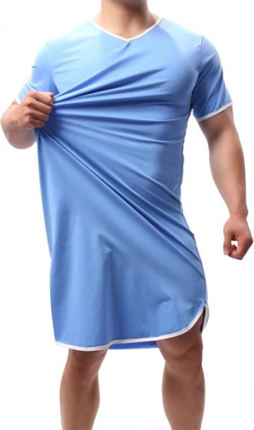 Camasa lejera de noapte, din bumbac, pentru barbati, XL de la Molifag Srl
