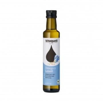 Ulei din seminte de in bio 250ml Vitaquell