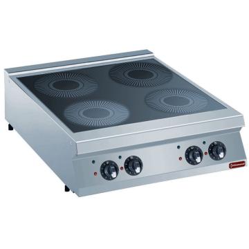 Aragaz electric cu 4 zone de gatit cu inductie
