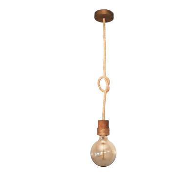 Pendul din lemn Bari 1X E27 Antic EX-00286 de la Exodus Lighting Srl