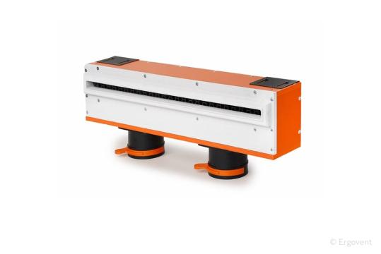 Anemostat ascuns Lineo Single 500 DN75 pentru pereti rigips