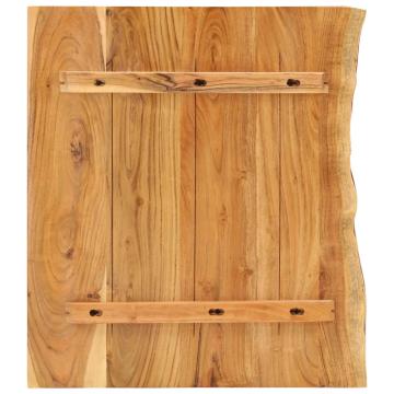 Blat lavoar de baie, 60 x 55 x 3,8 cm, lemn masiv de la Comfy Store
