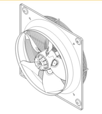 Ventilator axial HXBR/6-710 de la Ventdepot Srl