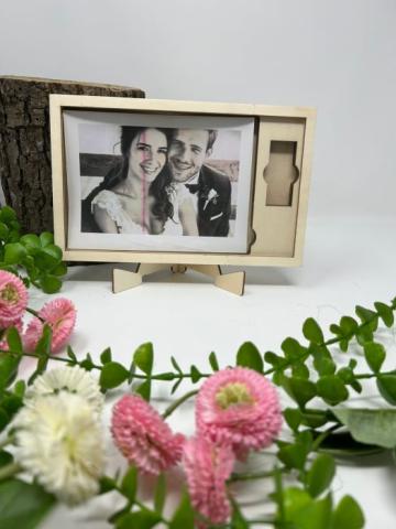 Rama foto cu spatiu pentru stick