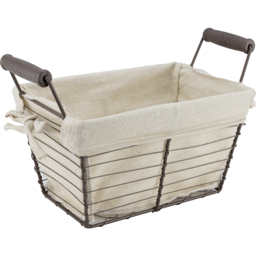 Cos servire paine dreptunghiular Raki 30x19x19cm din metal