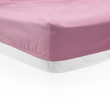 Cearceaf pat cu elastic 90x200 cm roz de la Eve Nasia S.r.l