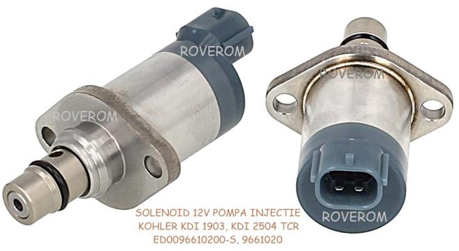 Solenoid 12V, pompa injectie Kohler KDI1903, KDI2504TCR, JCB