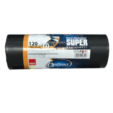 Saci gunoi  Sano Optima Super 120litri, 10, 70*110 negri