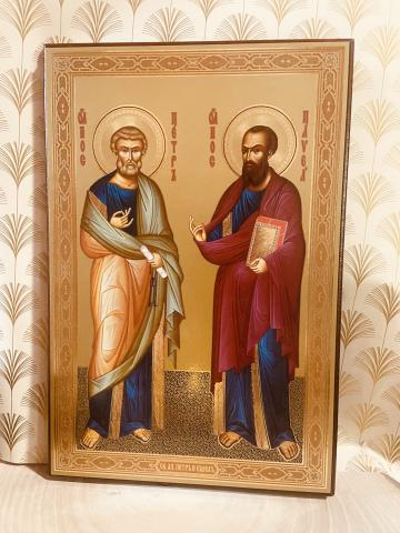 Icoana Sfinti Apostoli Petru si Pavel 30cm