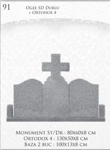 Monument Ogee SD dublu + ortodox 4