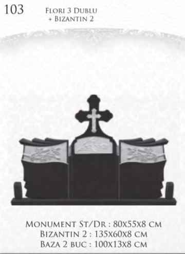 Monument flori 3 dublu + bizantin 2