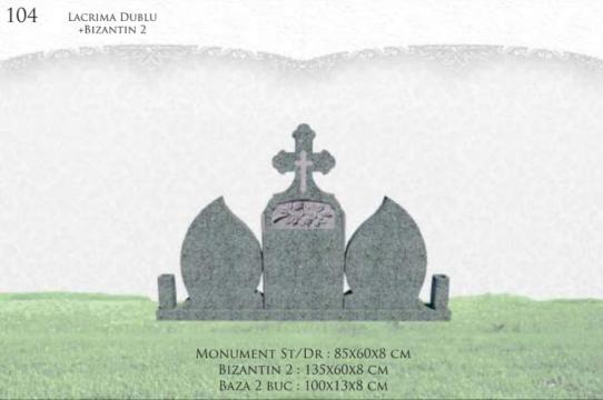 Monument lacrima dublu + bizantin 2