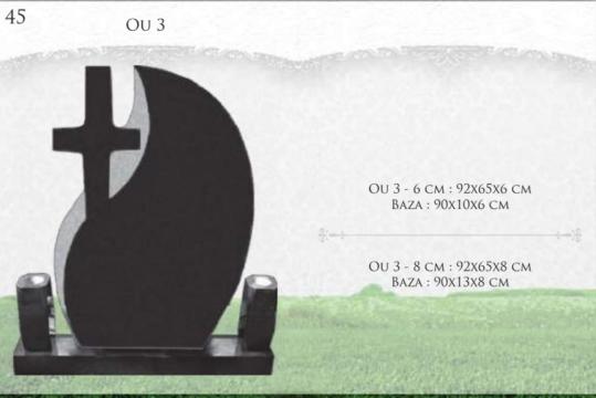Monument ou 3 cruce cap drept