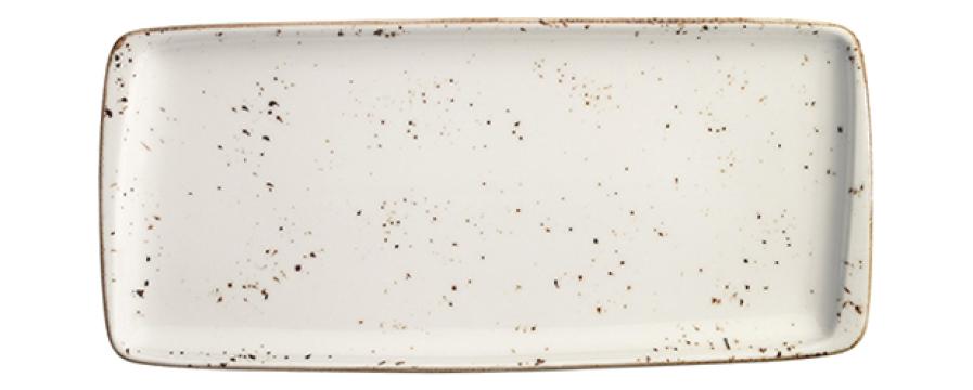 Platou dreptunghiular din portelan Bonna Grain 34x16cm de la Kalina Textile SRL
