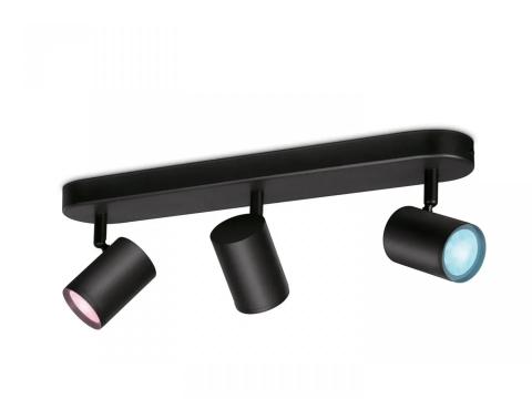 Spot LED RGB WiZ Imageo, wi-fi, bluetooth, 3x4.9W, 1035 lm