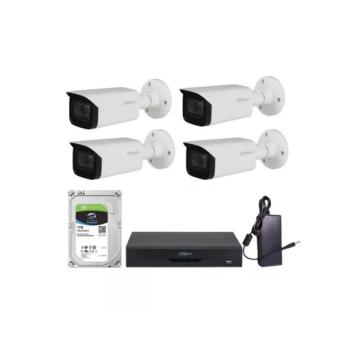 Kit 4 camere bullet 2 MP, hardisk inclus