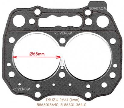 Garnitura chiuloasa Isuzu 2YA1, IHI 7GX-3, IHI 7J, IHI IS9UX de la Roverom Srl