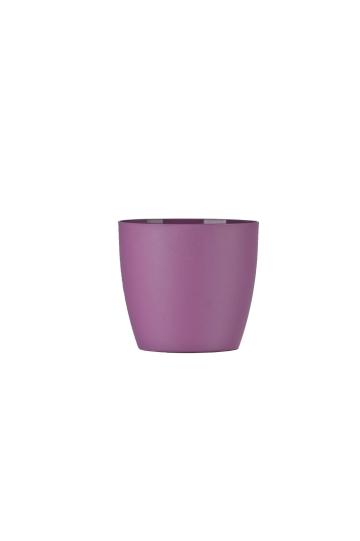 Ghiveci Aga mat plastic, 25x22,9cm, violet mat