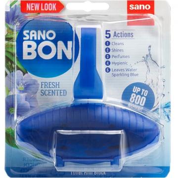Odorizant vas toaleta Sano Bon Blue Regular 5 in 1, 55g