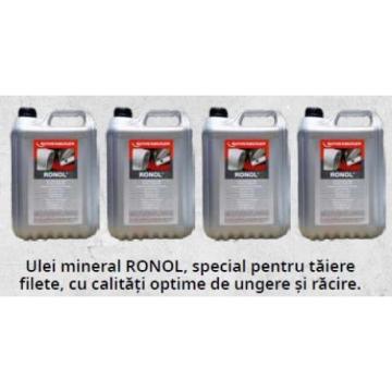 Bidoane de ulei mineral pentru filetat Ronol 5 litrim 4 buc.