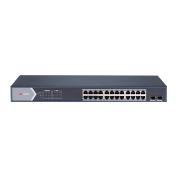 Switch 24 porturi PoE Gigabit, 2 port SFP Gigabit de la Big IT Solutions