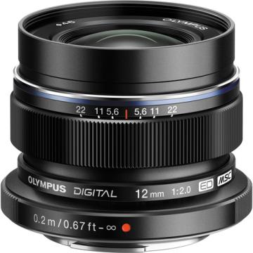 Obiectiv Olympus M.Zuiko Digital ED 12mm f/2.0 (black) MFT